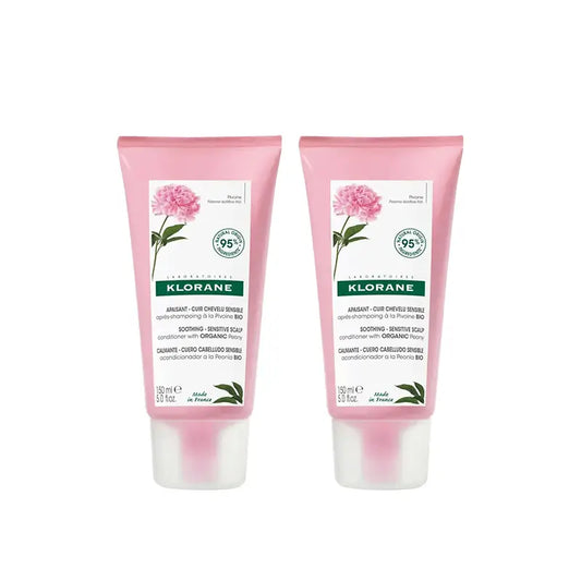 Klorane Peony Conditioner Bio, 2X150 Ml