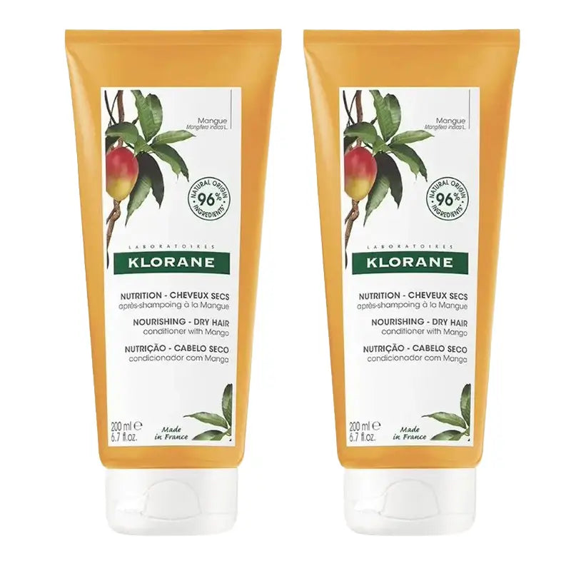 Klorane Mango Conditioner, 2X200 Ml