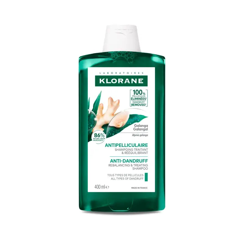 Klorane Anti-Dandruff Rebalancing Treatment Shampoo A La Galanga, 400 ml