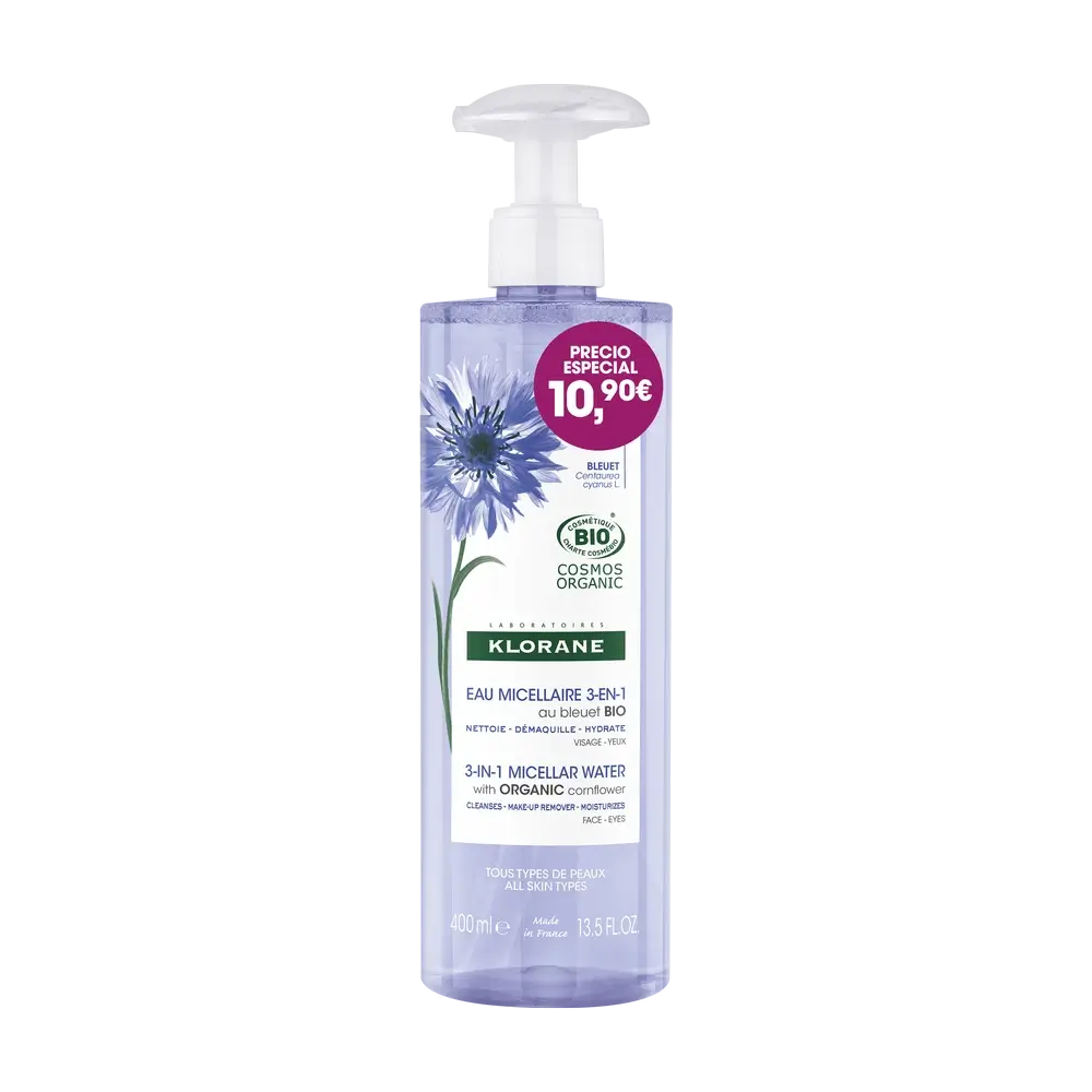 Klorane Cornflower Micellar Water Kit 400Ml