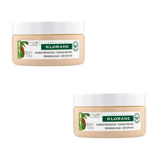 Klorane Organic Cupuaçu Mask, 2X150 Ml