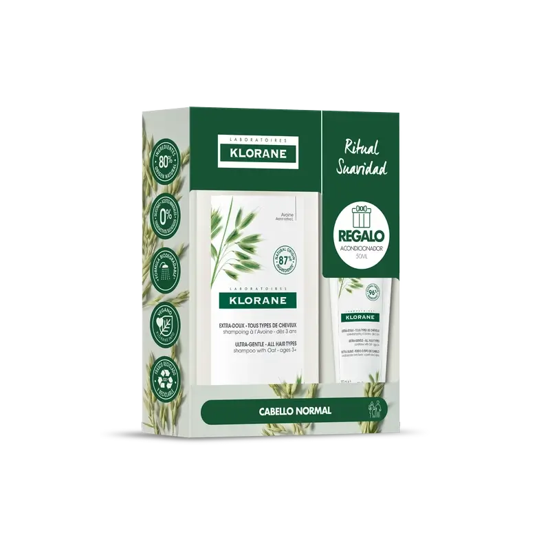 Klorane Pack Ch Oatmeal 400Ml+Acond 50Ml