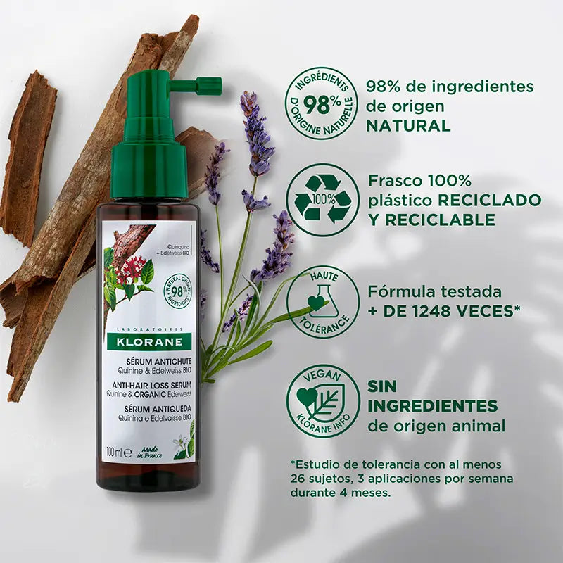 Klorane Hair Loss Serum with Quinine and Edelweiss Bio 100 ml