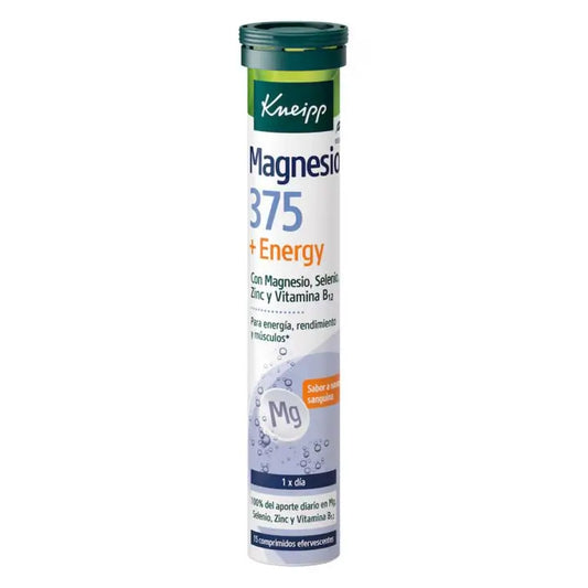 Kneipp Magnesium 375 + Energy, 15 tablets