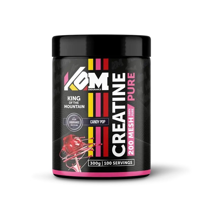 Kom Endurance Creatine Sports Nutrition, 300g lollipop flavoured cretinine jar