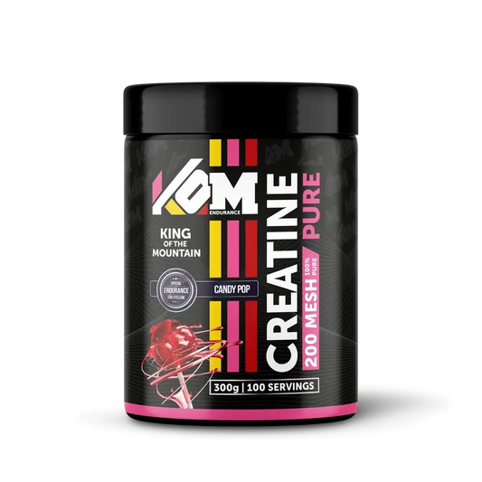 Kom Endurance Creatine Sports Nutrition, 300g lollipop flavoured cretinine jar