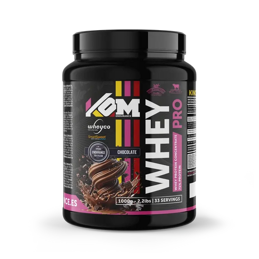 Kom Endurance Proteins Sports Nutrition , 1kg chocolate flavour whey protein tin