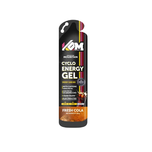 Kom Endurance Shot Sports Nutrition, 60 ml shot with caffeine, guarana and taurine cola flavour.