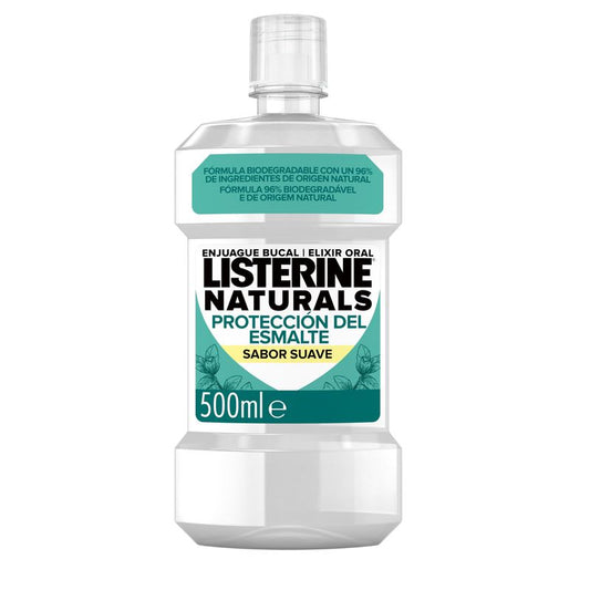 Listerine NATURALS - Mouthwash, Enamel Protection, Mild Flavour, 500 ml