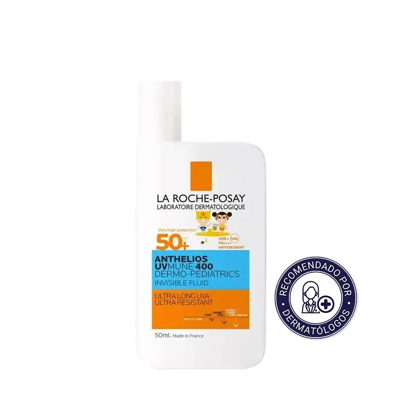 La Roche Posay Anthelios Uvmune 400 Dermopediatrics Invisible Fluid Spf50+, 50 ml