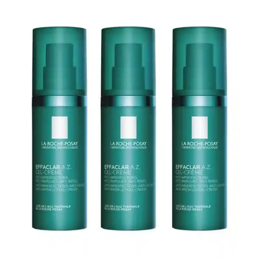 La Roche Posay Effaclar A.Z. Gel-Cream , 3x40 ml