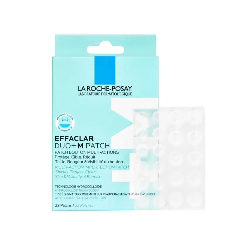 La Roche-Posay Effaclar Duo+M Invisible Patches Anti-Imperfections & Anti-Blemish , 22 units