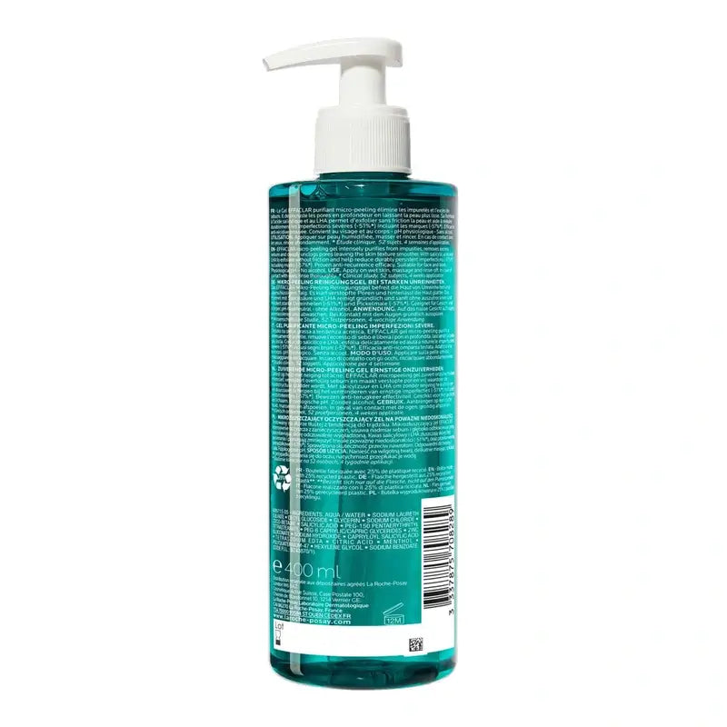 La Roche Posay Effaclar Purifying Micro-Exfoliating Gel 400 ml