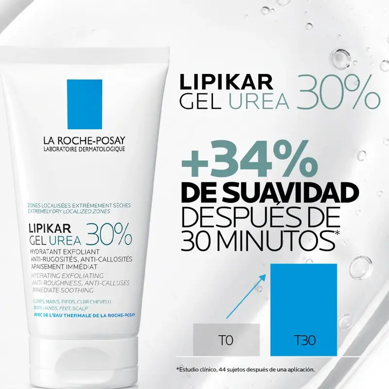 La Roche Posay Lipikar Urea Gel 30% - Moisturising Gel With Urea , 50 ml