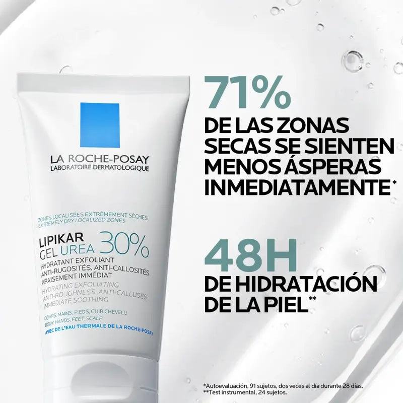 La Roche Posay Lipikar Urea Gel 30% - Moisturising Gel With Urea , 50 ml