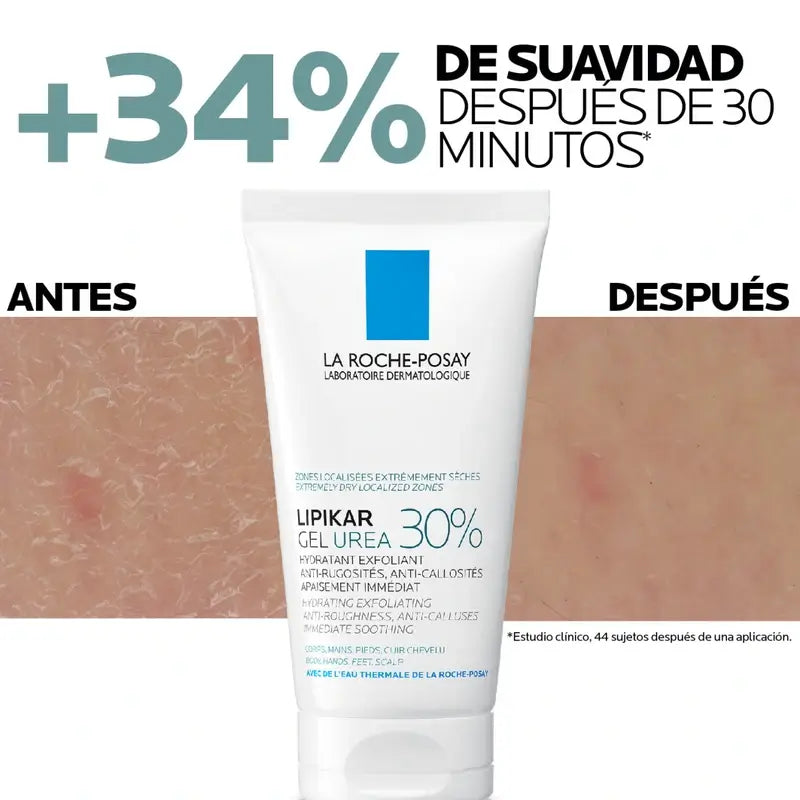 La Roche Posay Lipikar Urea Gel 30% - Moisturising Gel With Urea , 50 ml