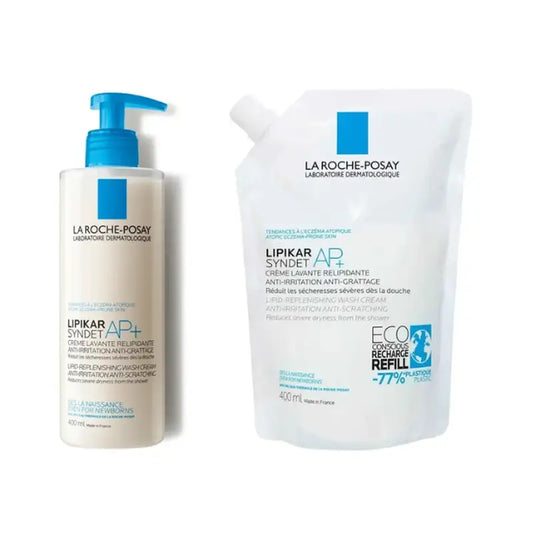 La Roche Posay Lipikar Syndet Ap+ 400 ml + Refill , 400 ml