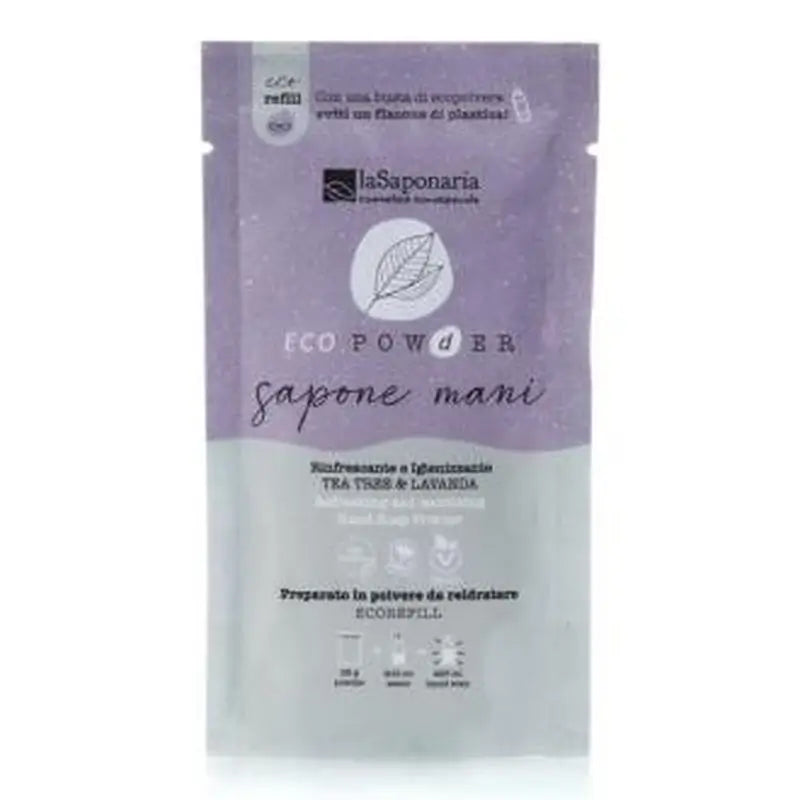 La Saponaria Jabon De Manos Arbol Te-Lavanda En Polvo 25Gr. 