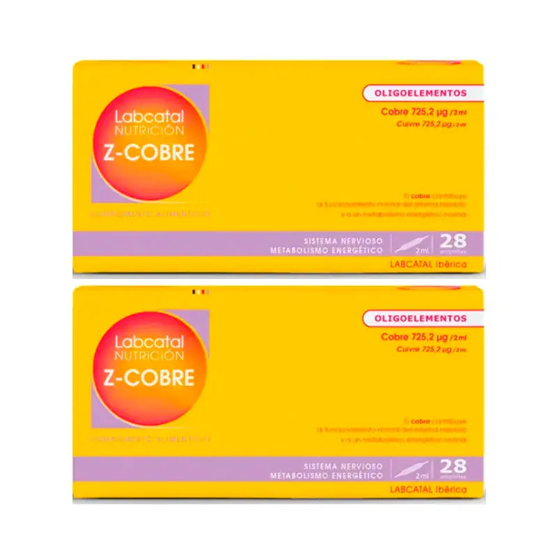 Labcatal Zinc-Copper, 2X28 Ampoules