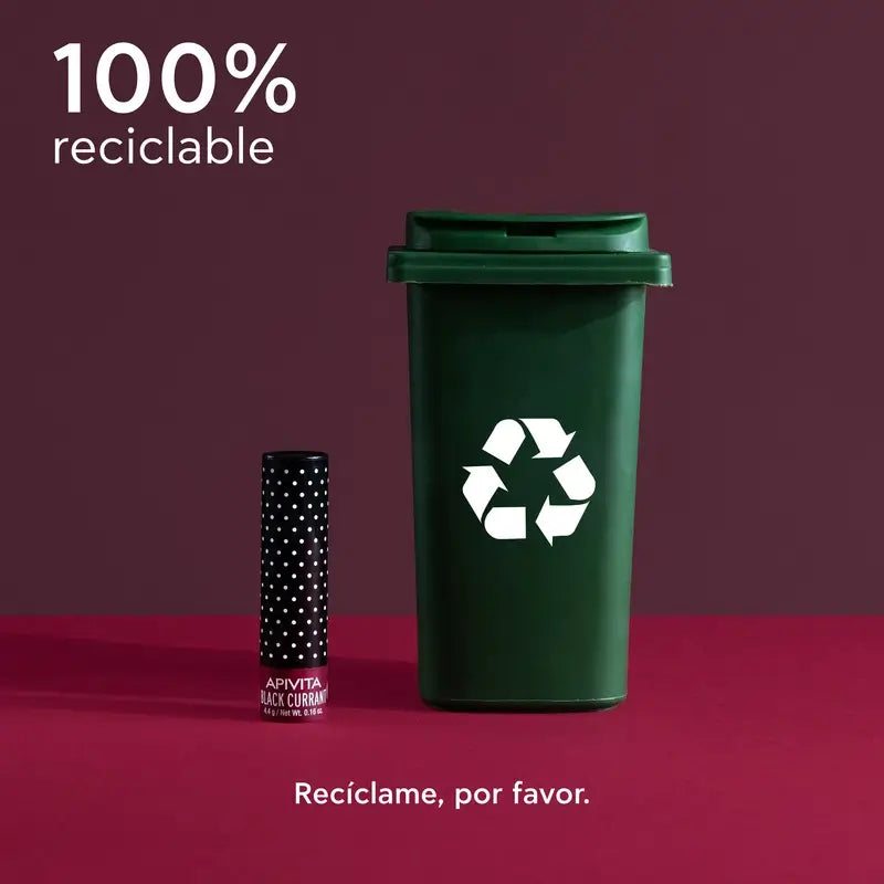 APIVITA Coloured Lip Balm with Blackcurrant 4.4g