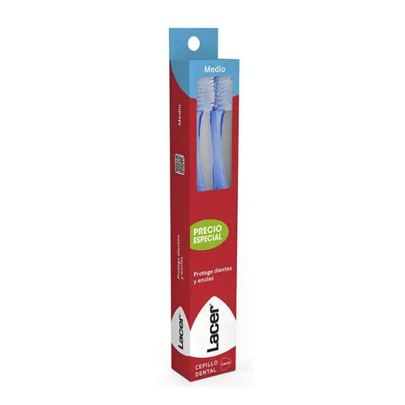 Lacer Duplo Medium Toothbrush