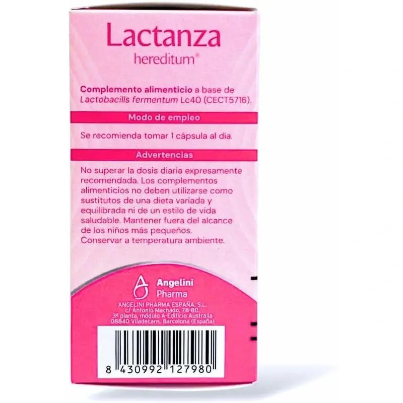 Lactanza Hereditum 28 Capsules