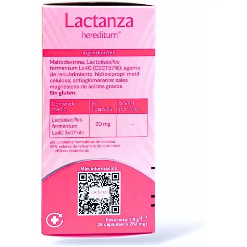 Lactanza Hereditum 28 Capsules