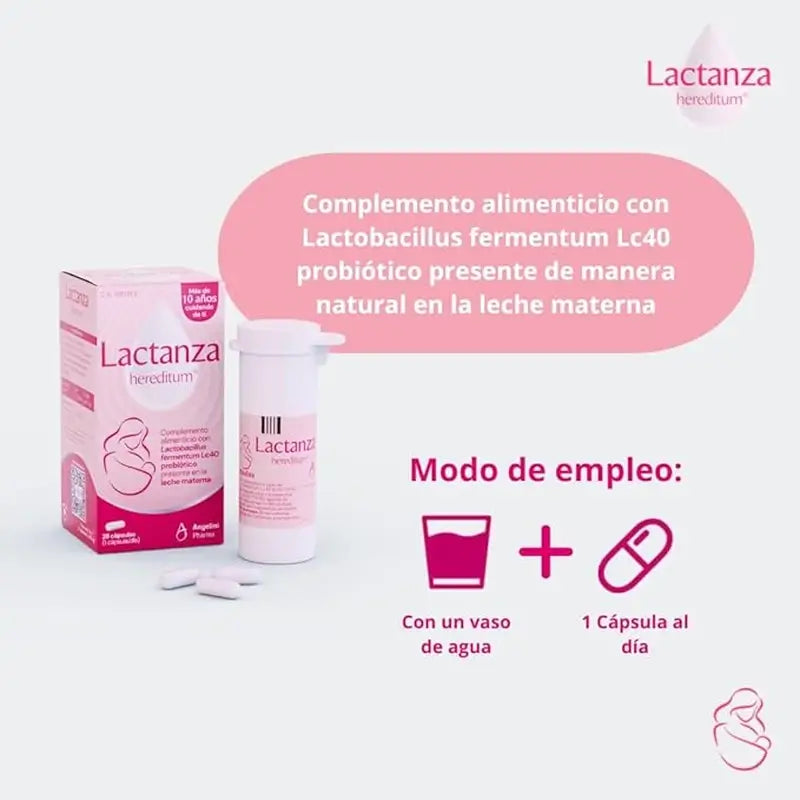 Lactanza Hereditum 28 Capsules