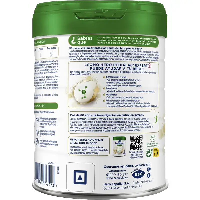 Hero Baby Pedialac Milk 2, 800 grams