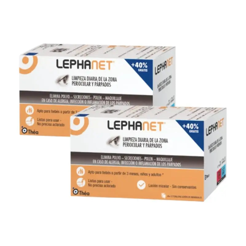 Lephanet Cleansing Wipes, Pack 2 x 42 pcs.