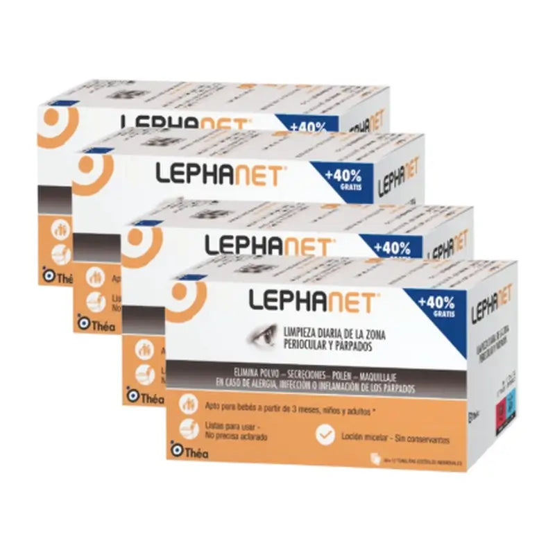 Lephanet Cleansing Wipes, Pack 4 x 42 pcs.