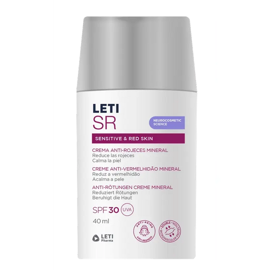 Leti Sr Antiredness Mineral Cream Spf30 , 40 ml
