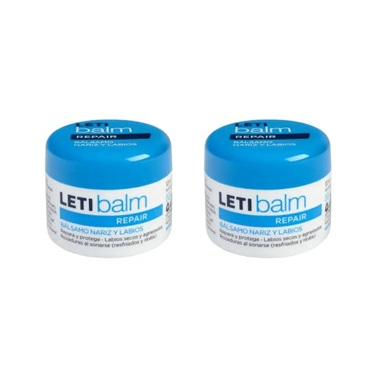 Letibalm Nose & Lip Repair Balm, 2X10 Ml