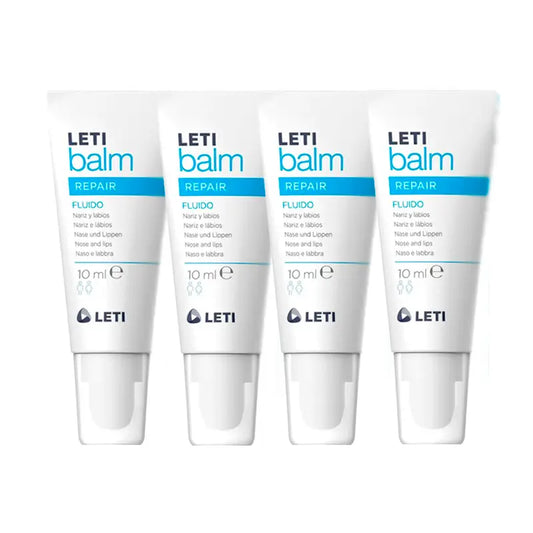 Letibalm Nose & Lip Repair Fluid Pack, 4 x 10ml