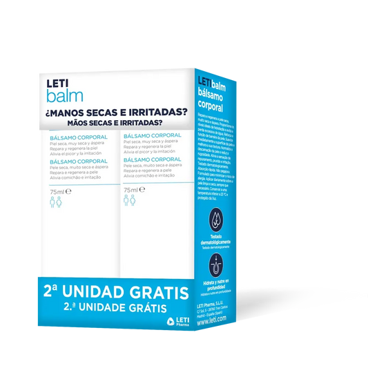 Letibalm Body Repair Hand Cream 2 X 75Ml