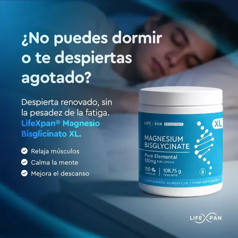 Lifexpan Magnesium Bisglycinate Xl , 150 capsules