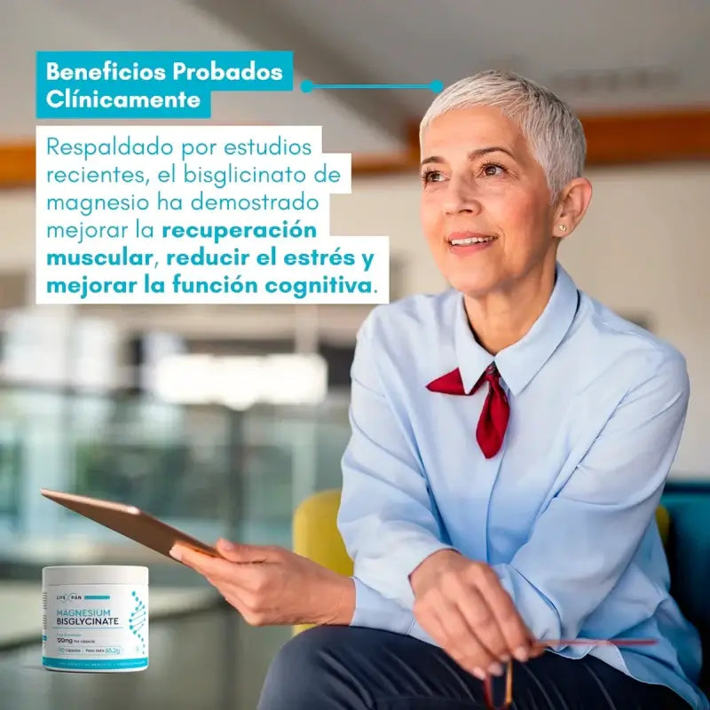 Lifexpan Magnesium Bisglycinate , 90 capsules