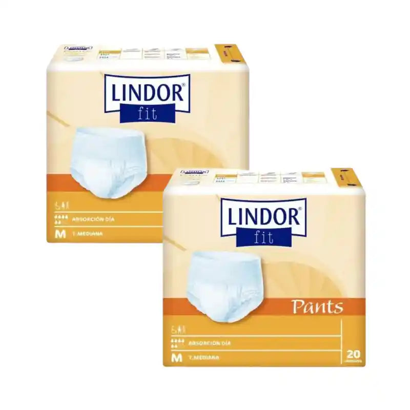 Lindor Fit Pants Diapers Day Size M, 2X80 Units