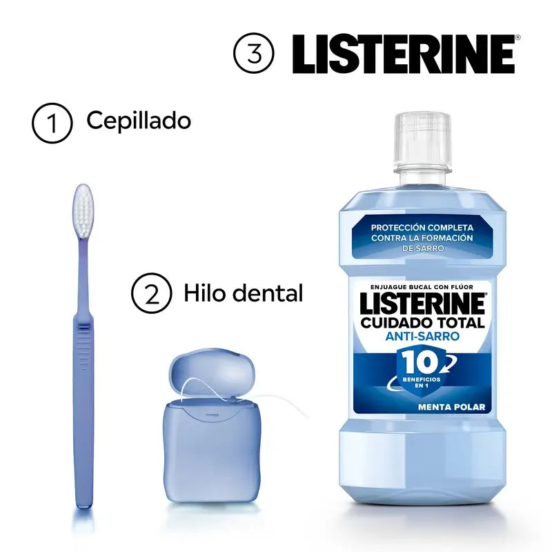 Listerine Duplo - Advanced Anti Tartar Mouthwash, 2 x 500 Ml