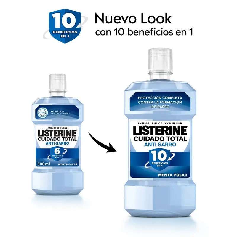 Listerine Duplo - Advanced Anti Tartar Mouthwash, 2 x 500 Ml