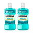 Listerine Duplo Mouthwash, Menthol Mild Flavour, Alcohol-Free, For Daily Use, 2 x 500Ml