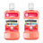 Listerine Duplo Alcohol-Free Mouthwash For Children, Caries Protection, With Fluoride, 2 x 500 Ml