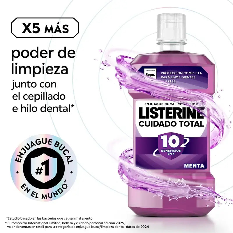 Listerine Total Care Mouthwash Mint Flavour, 250 Ml