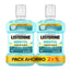 Listerine Mild Alcohol-Free Mouthwash, 2 x 1L