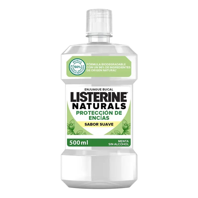 Listerine Naturals Gingiva Mouthwash, 500 ml
