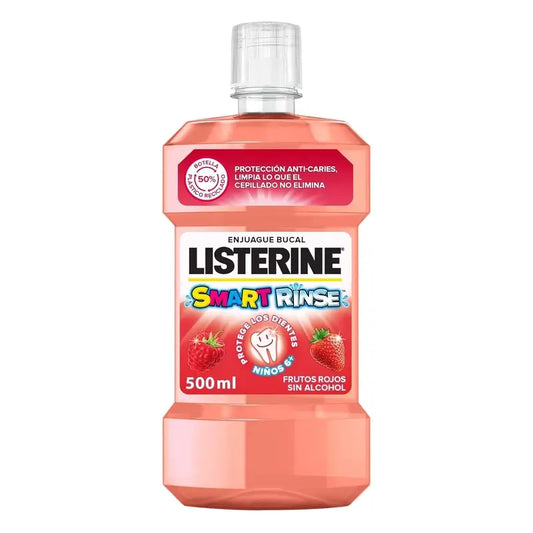 Listerine Children's Alcohol-Free Mouthwash, Caries Protection, Fluoride, 500ml