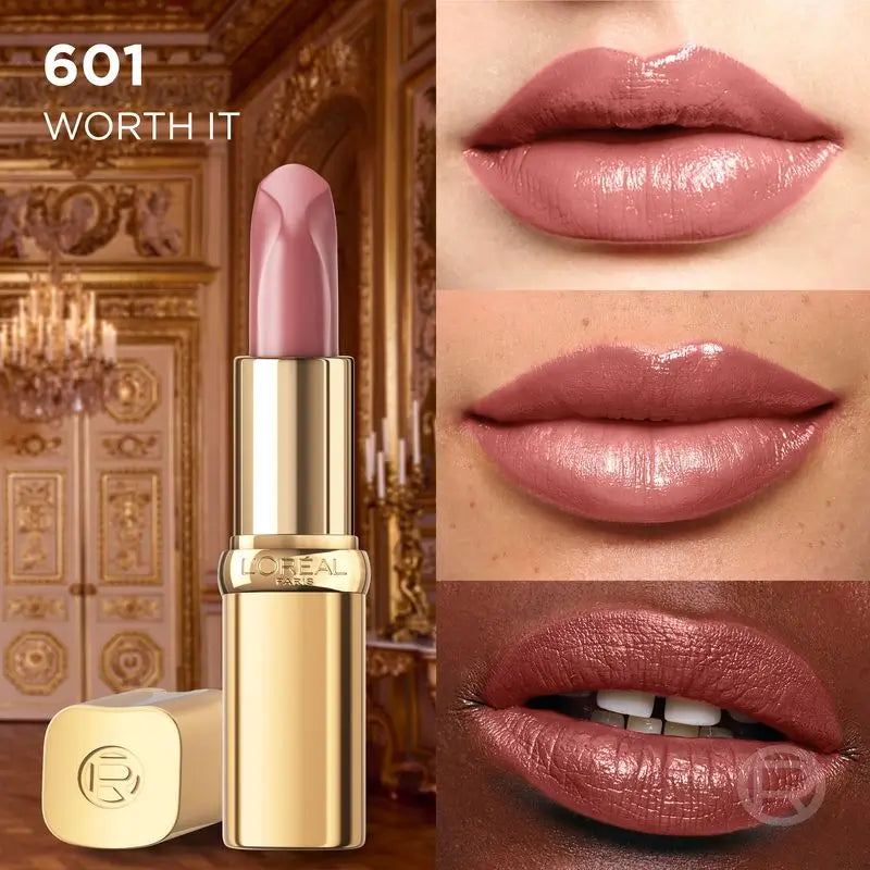 L'Oréal Paris Lipstick Color Riche Nudes Of Worth Satin Shade 601 Worth It
