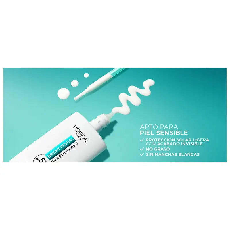 L'Oréal Paris Bright Reveal Anti-Blemish Moisturising Fluid With Uv Filter Spf50+ And Niacinamide