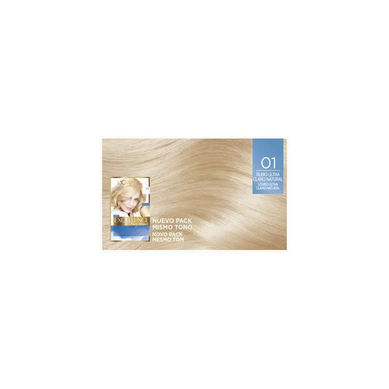 L'Oréal Paris Excellence Pure Blonde Ultra-Lightening - Shade 01 Ultra Light Natural Blonde