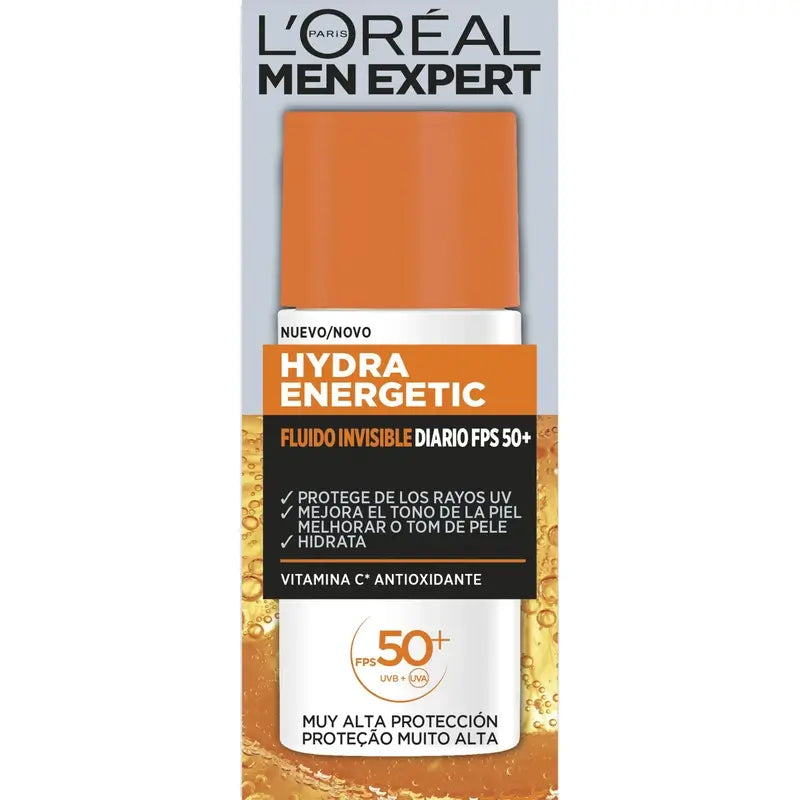 L'Oreal Paris Men Expert Hydra Energetic Daily Fluid Spf50+ 50Ml